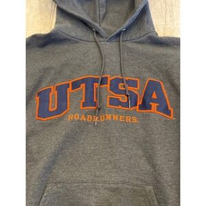 Champion UTSA Roadrunners Hoodie Sweatshirt Mens Medium‎ Gray College Apparel